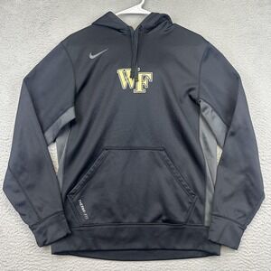 Wake Forest Demon Deacons Hoodie Mens Small NCAA Basketball Nike Therma Fit Nike